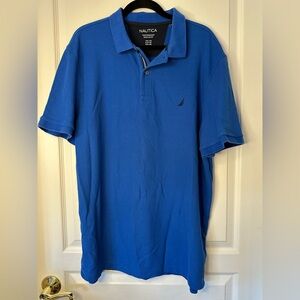 Nautica Classic Royal Blue Polo Shirt XXL EUC